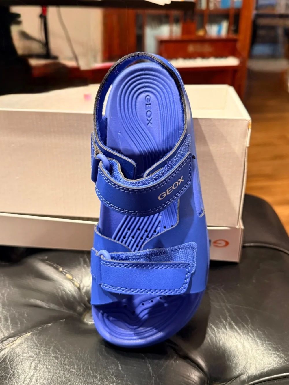 Geox J Fusbetto Royal Blue Sandals